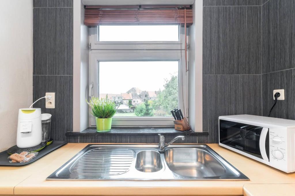 Charmant Appartement Met Zicht Damse Vaart @Brugge Kültér fotó